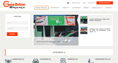 Desktop Screenshot of guiaonlinebiguacu.com.br