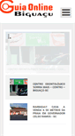 Mobile Screenshot of guiaonlinebiguacu.com.br